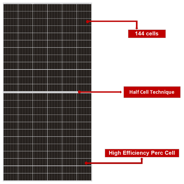 5BB 144 cells mono solar panel 400w03