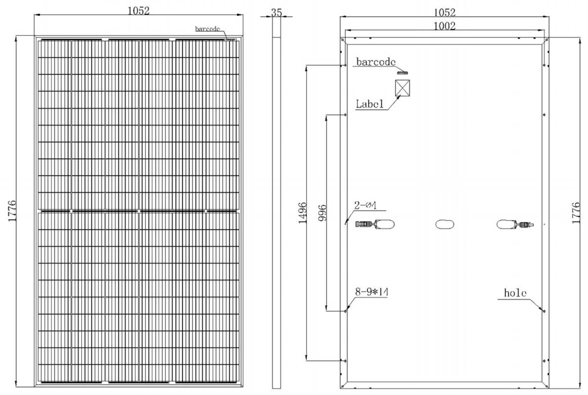 9BB 120 half cells mono solar panel 370w6