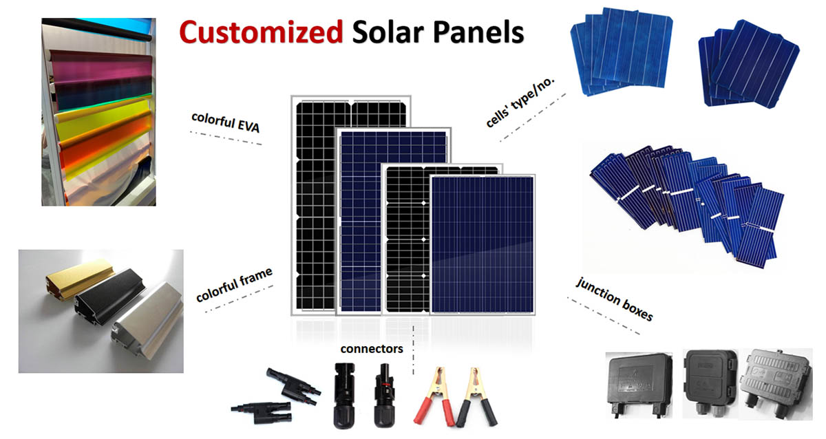 Mini size customized mono solar panels 10w-15w008